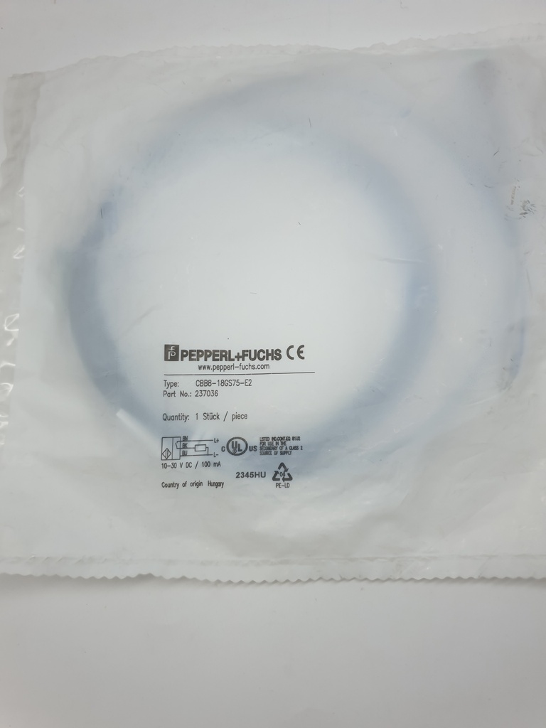 CBB8-18GS75-E2 P&F Capacitive sensor