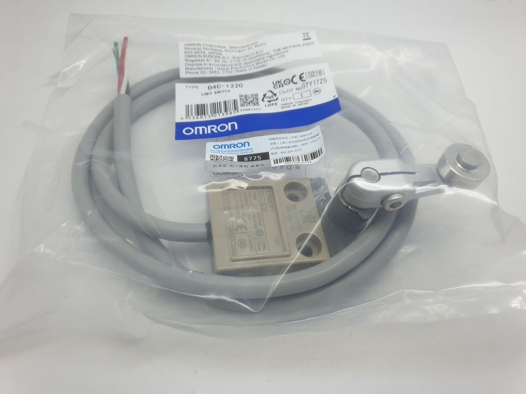 D4C-1220 OMRON LIMIT SWITCH