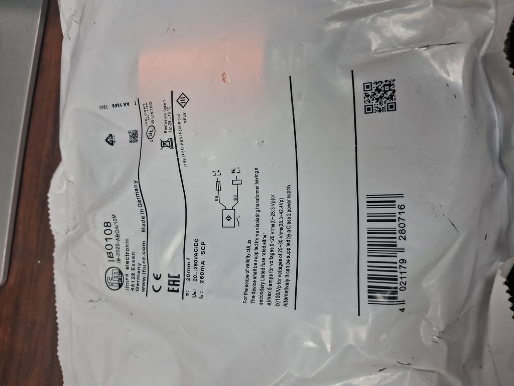 IB0108 IFM Inductive sensor
