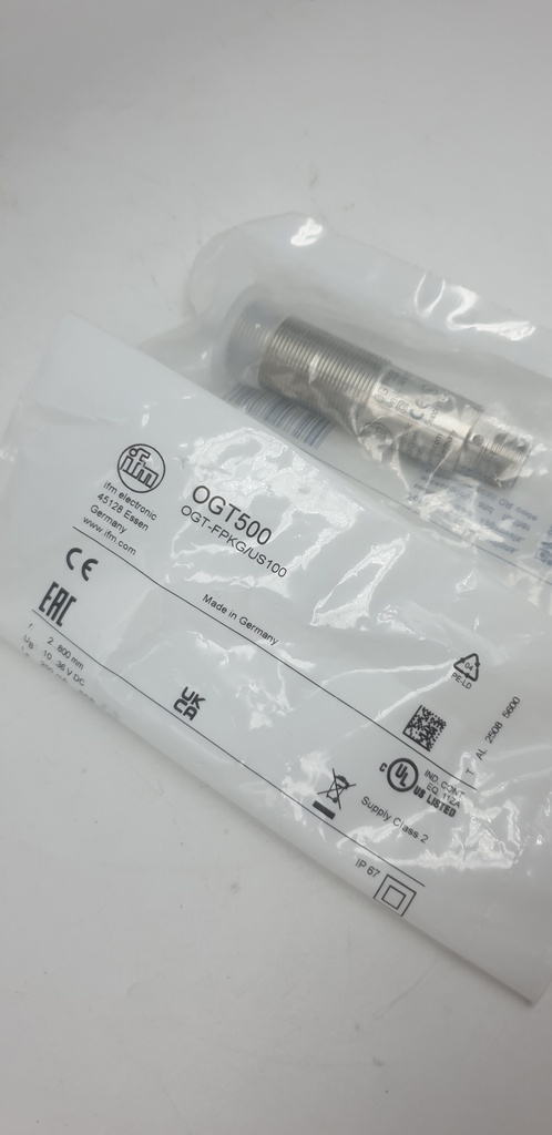 IFM Electronic OGT500 Diffuse Reflection Sensor.